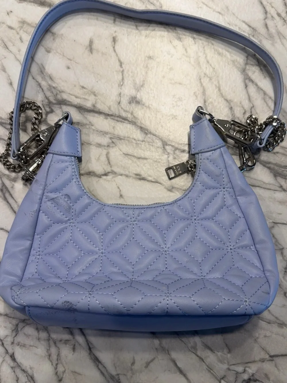 Light blue Steve Madden shoulder bag